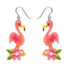 Let's Flamingle Drop Earrings