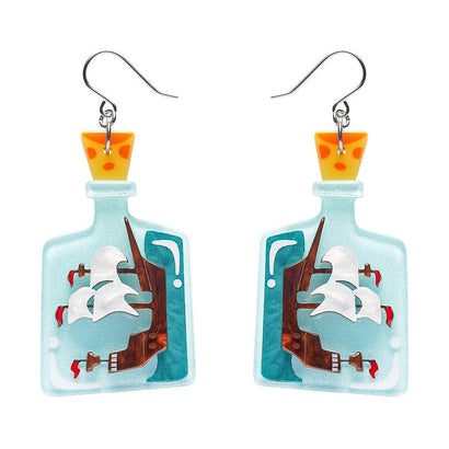 Magnificent Maritime Drop Earrings  -  Erstwilder  -  Quirky Resin and Enamel Accessories
