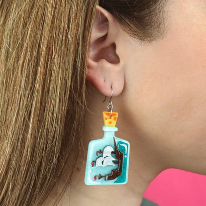 Magnificent Maritime Drop Earrings  -  Erstwilder  -  Quirky Resin and Enamel Accessories