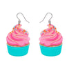 Iced Cupcake Drop Earrings