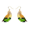 Wondrous Warbler Drop Earrings