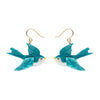 Graceful Swallow Drop Earrings