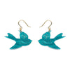 Graceful Swallow Drop Earrings