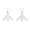 Glimmer the Hawk Moth Drop Earrings