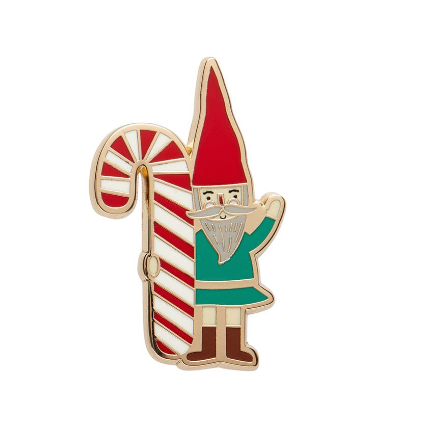 Treat Yo Elf Enamel Pin  -  Erstwilder  -  Quirky Resin and Enamel Accessories