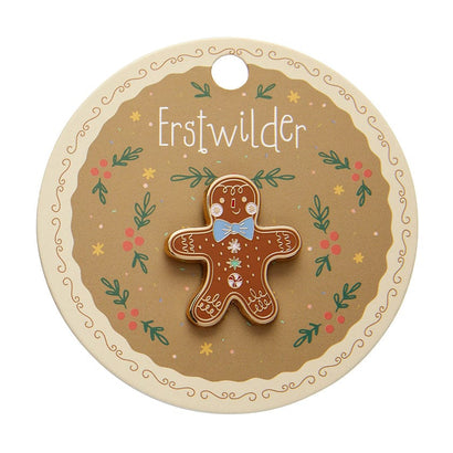 Santa's Snack Enamel Pin  -  Erstwilder  -  Quirky Resin and Enamel Accessories