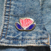 Fervent Feather Flower Enamel Pin