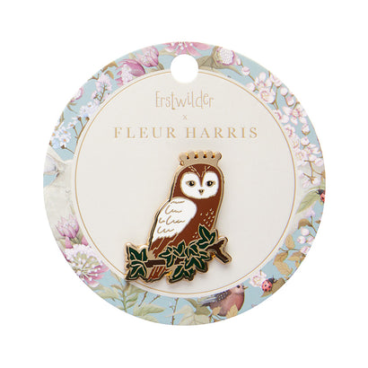 Regal Woodland Owl Enamel Pin