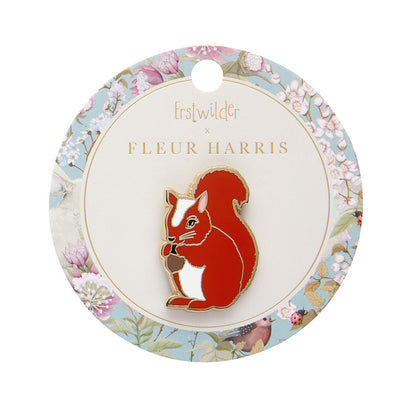 Cheeky Squirrel Enamel Pin  -  Erstwilder  -  Quirky Resin and Enamel Accessories