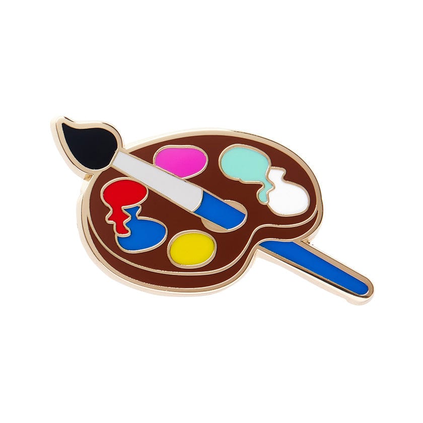 In Living Colour Enamel Pin  -  Erstwilder  -  Quirky Resin and Enamel Accessories