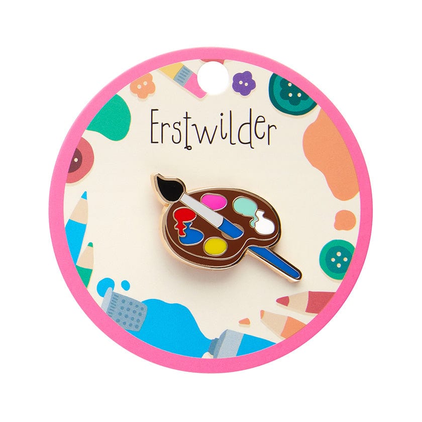 In Living Colour Enamel Pin  -  Erstwilder  -  Quirky Resin and Enamel Accessories