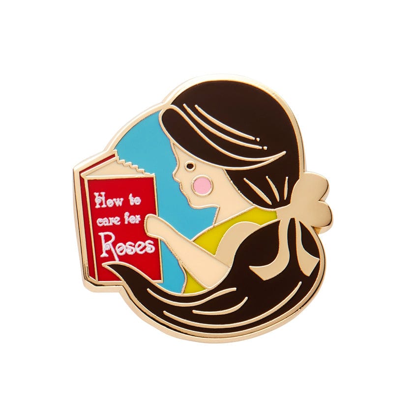 Storybook Ending Enamel Pin  -  Erstwilder  -  Quirky Resin and Enamel Accessories