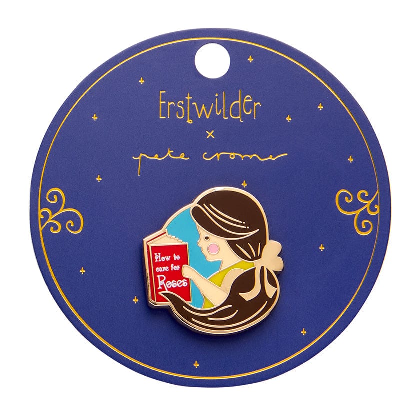 Storybook Ending Enamel Pin  -  Erstwilder  -  Quirky Resin and Enamel Accessories