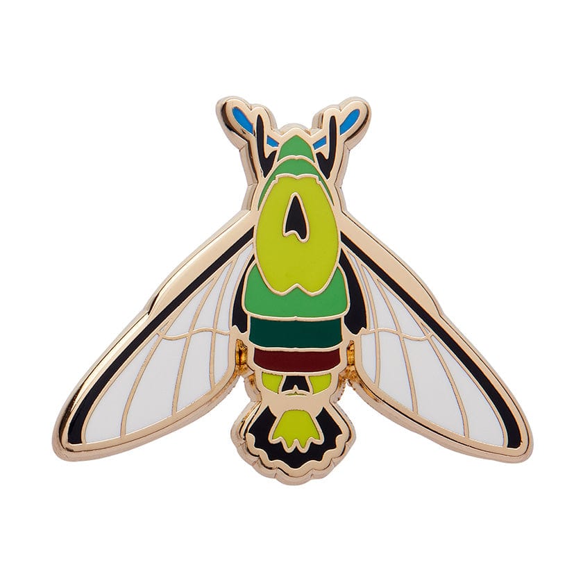 Glimmer the Hawk Moth Enamel Pin  -  Erstwilder  -  Quirky Resin and Enamel Accessories