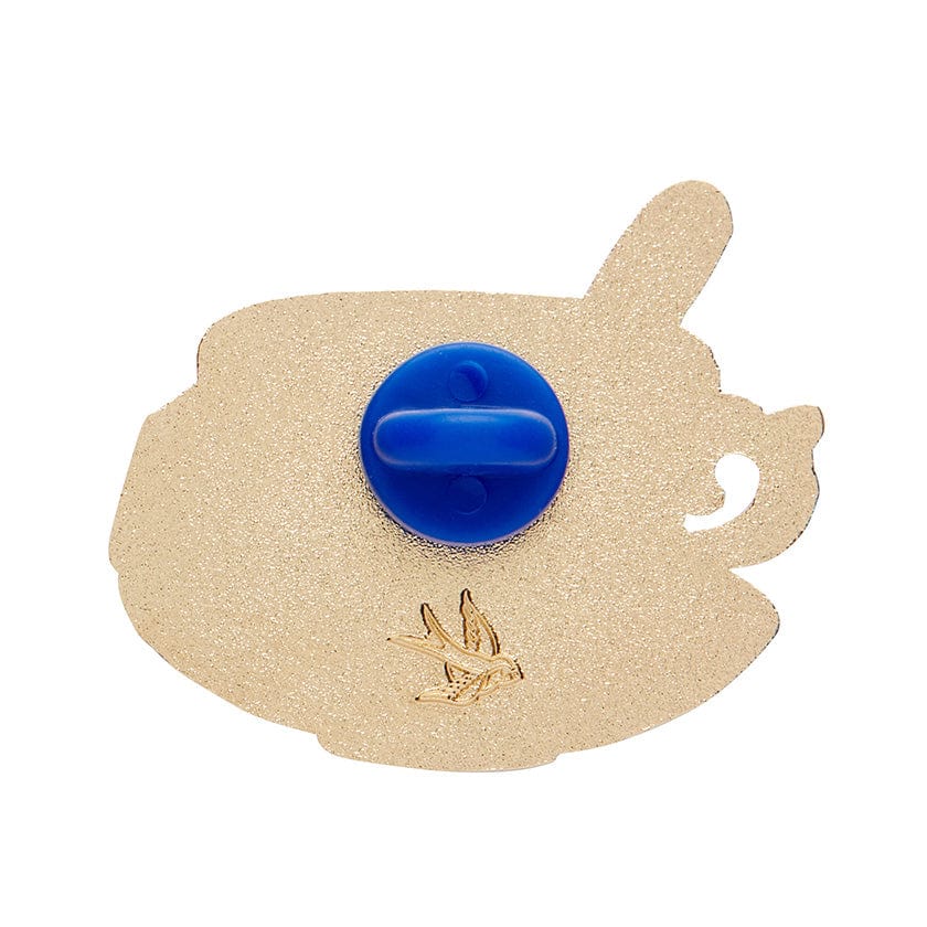 Fancy a Cuppa Enamel Pin  -  Erstwilder  -  Quirky Resin and Enamel Accessories