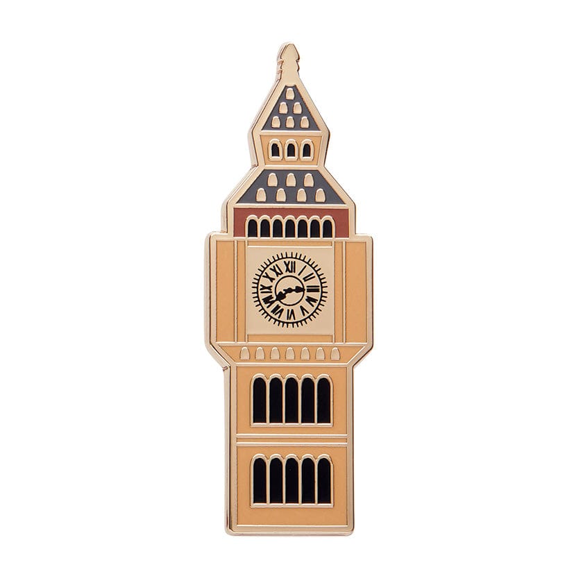 Big Ben Enamel Pin  -  Erstwilder  -  Quirky Resin and Enamel Accessories