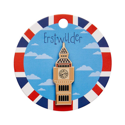 Big Ben Enamel Pin  -  Erstwilder  -  Quirky Resin and Enamel Accessories