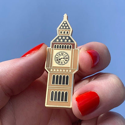 Big Ben Enamel Pin  -  Erstwilder  -  Quirky Resin and Enamel Accessories