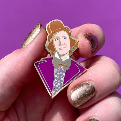 Mr Wonka Enamel Pin  -  Erstwilder  -  Quirky Resin and Enamel Accessories