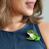 Frodo the Frog Brooch