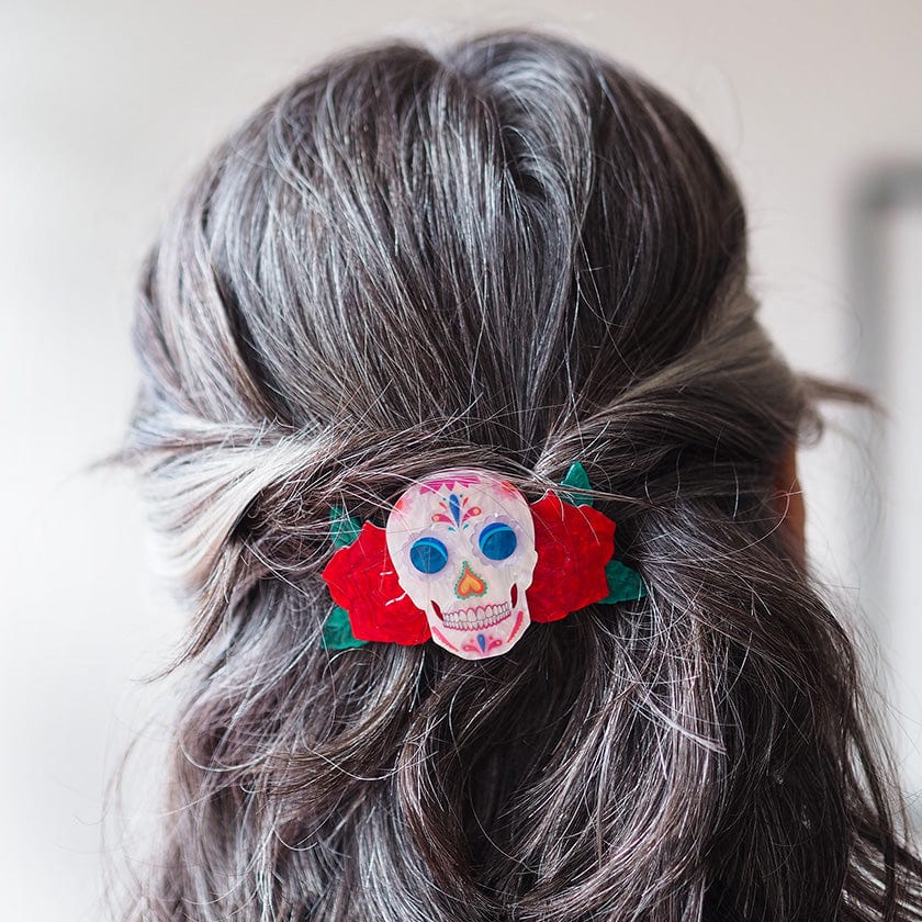 Dia De Los Muertos Hair Clip Barrette Erstwilder