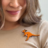 Joy the Kangaroo Brooch