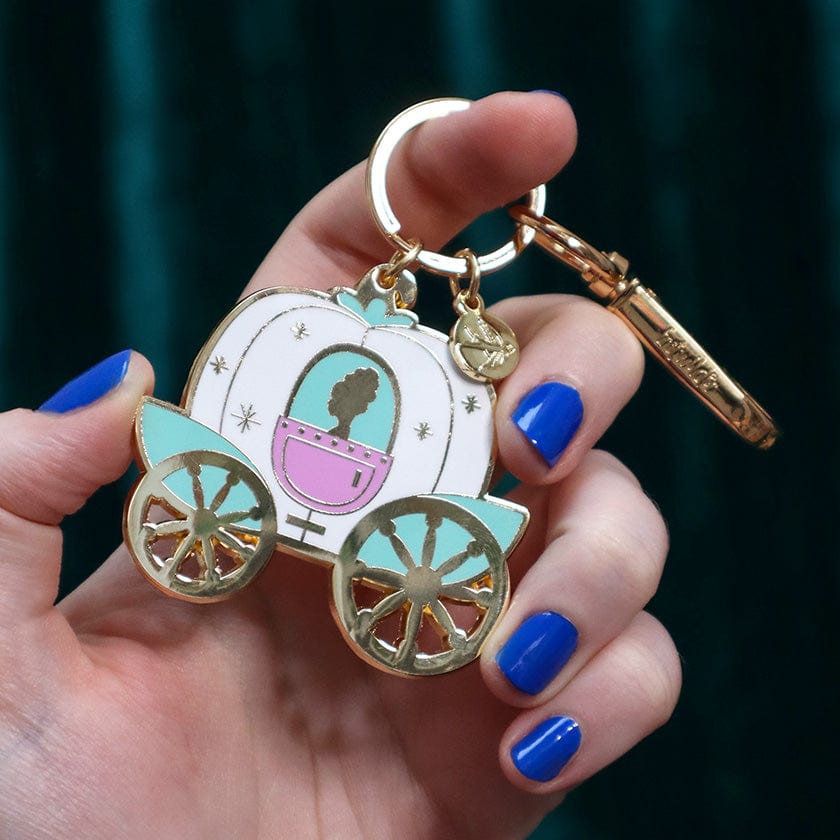 Til Midnight Enamel Key Ring  -  Erstwilder  -  Quirky Resin and Enamel Accessories