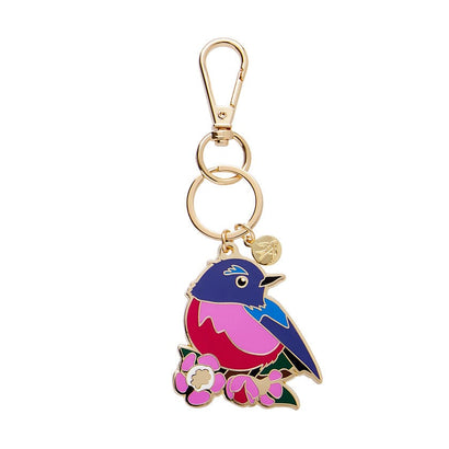 Riley the Robin Key Ring  -  Erstwilder  -  Quirky Resin and Enamel Accessories