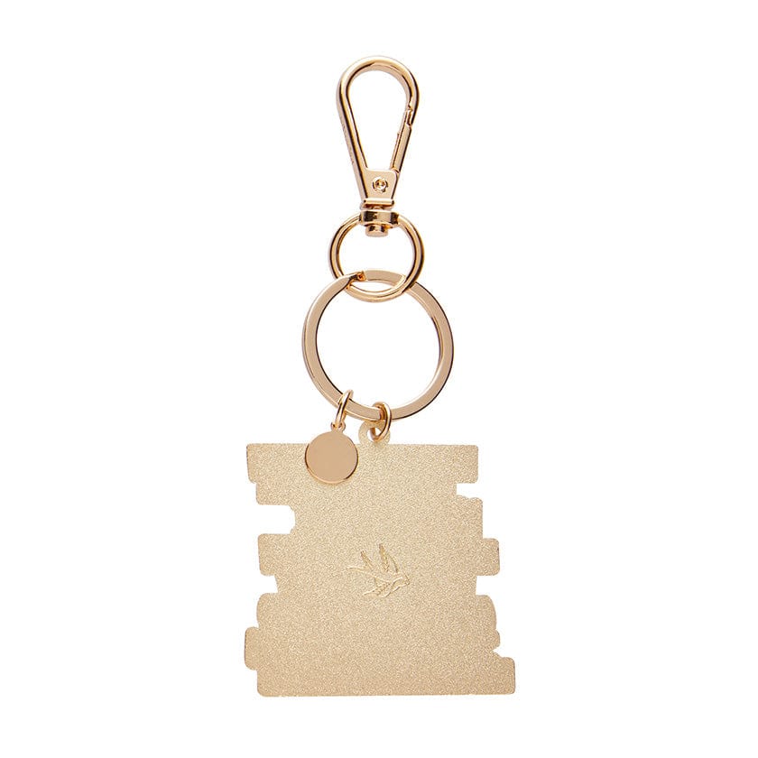 Literary Gems Enamel Key Ring  -  Erstwilder  -  Quirky Resin and Enamel Accessories