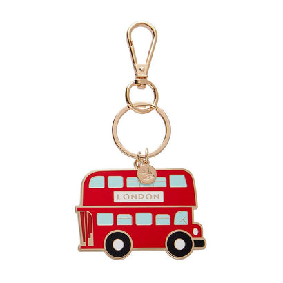 Double-Decker Enamel Key Ring  -  Erstwilder  -  Quirky Resin and Enamel Accessories