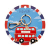 Double-Decker Enamel Key Ring