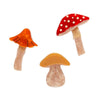 Field Of Mushrooms Mini Brooch Set