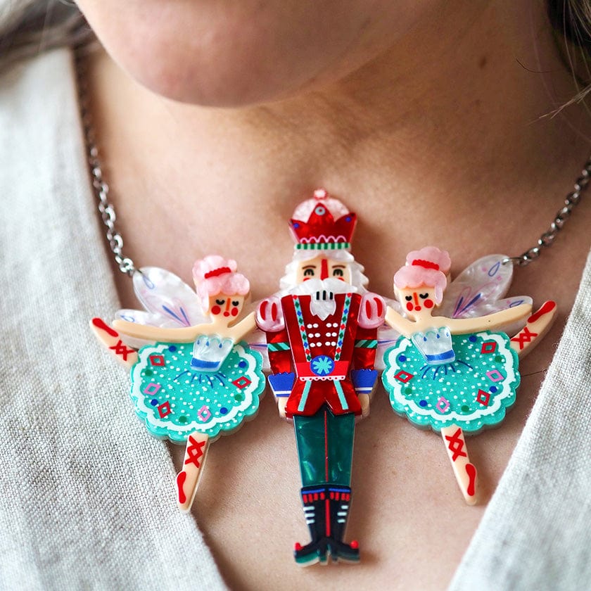 Festive Fairy Tale Necklace  -  Erstwilder  -  Quirky Resin and Enamel Accessories