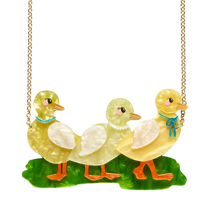 A Brood Of Ducklings Necklace