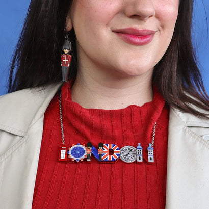 London Town Necklace  -  Erstwilder  -  Quirky Resin and Enamel Accessories