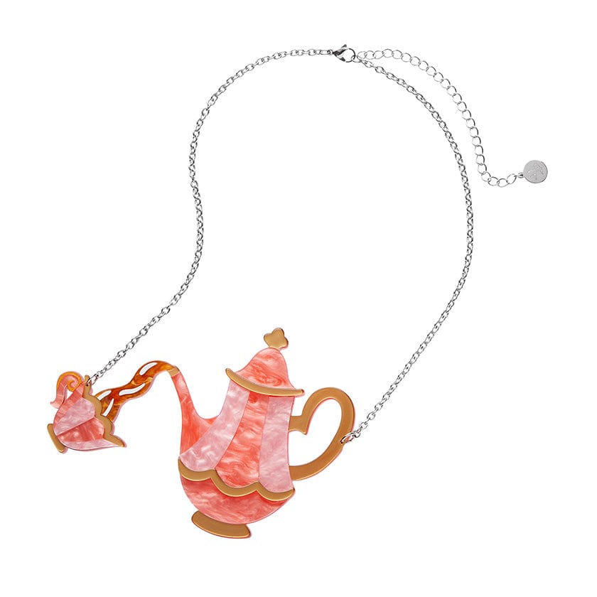 Spill the Tea Necklace  -  Erstwilder  -  Quirky Resin and Enamel Accessories