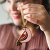 Partridge Perfection Enamel Tree Ornament