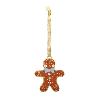 Santa's Snack Enamel Tree Ornament  -  Erstwilder  -  Quirky Resin and Enamel Accessories