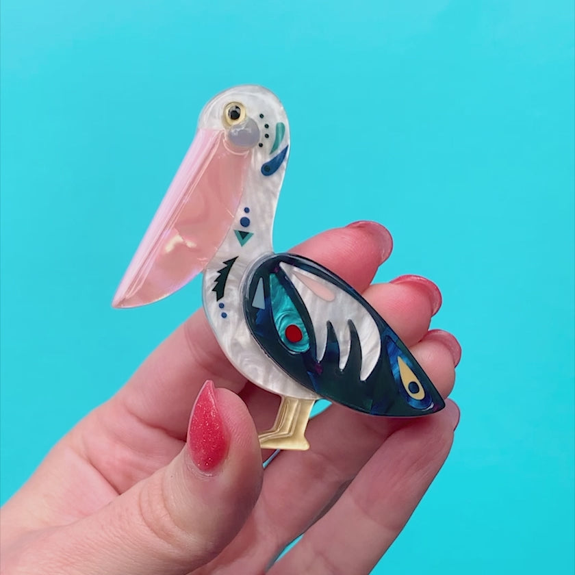 Pelican brooch sale