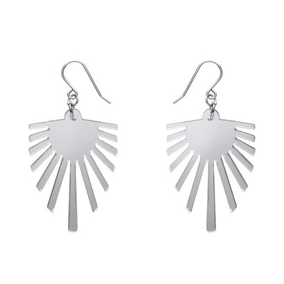 Erstwilder Ray of Sun Mirror Drop Earrings - Silver AM1EE04