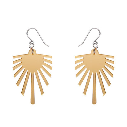 Erstwilder Ray of Sun Mirror Drop Earrings - Gold AM1EE03