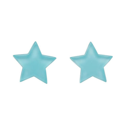 Erstwilder Essentials Star Bubble Resin Stud Earrings - Mint EE0002-BU4300