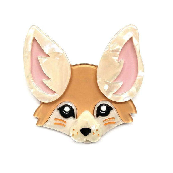 RARE Erstwilder Finnicky outlets Fennec Acrylic Resin Brooch Limited Edition